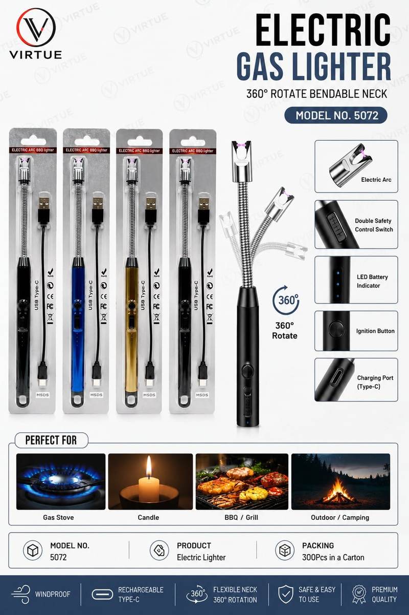 5072 Electric Arc BBQ Lighter — Virtue Africa wholesale sourcing