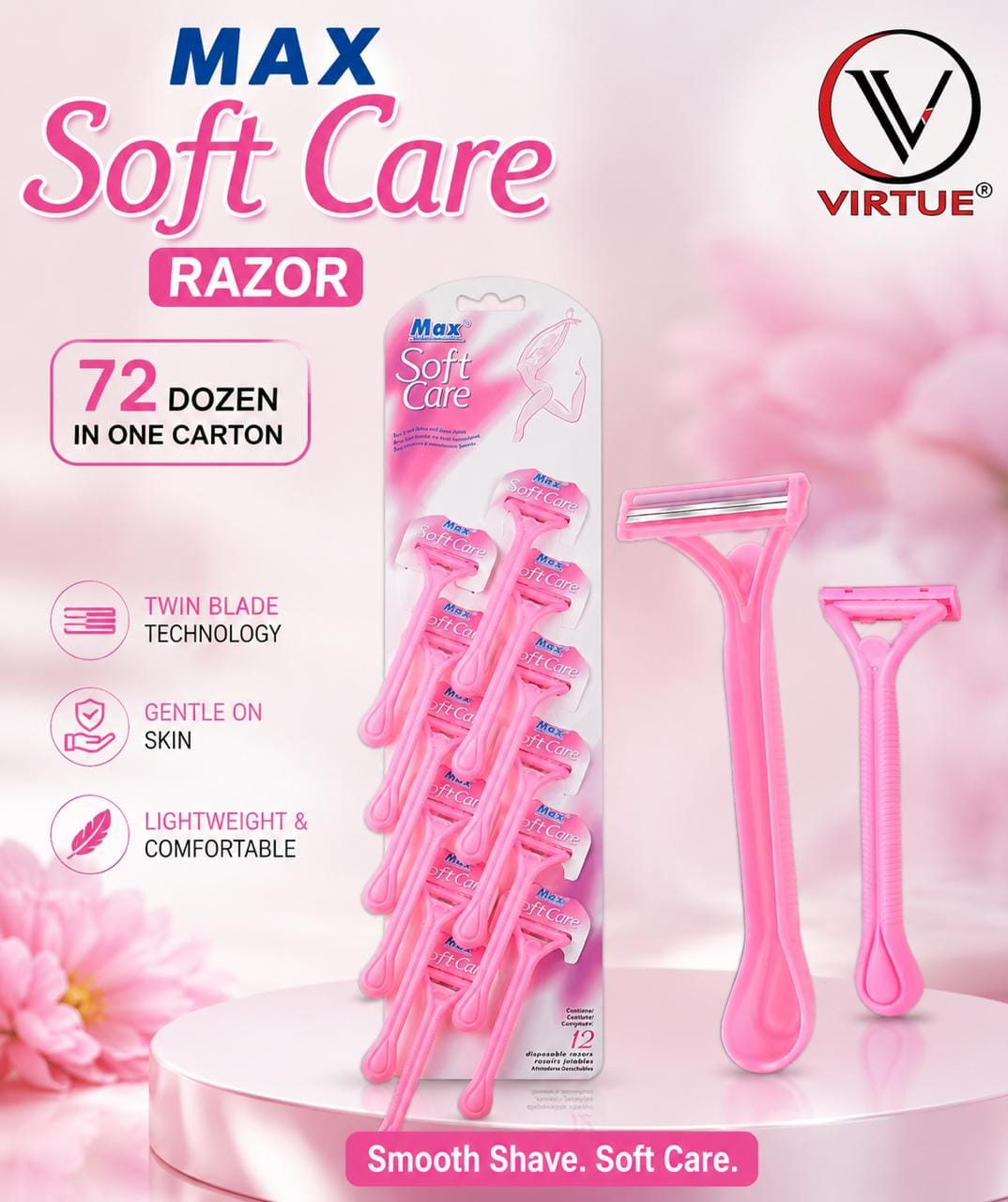 Max Soft Care Razor — Virtue Africa wholesale sourcing