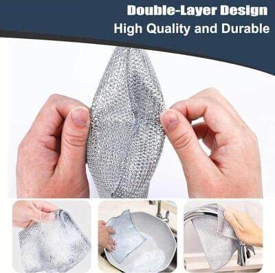 Stainless Steel Wire Dishwashing Cloth — Virtue Africa wholesale sourcing