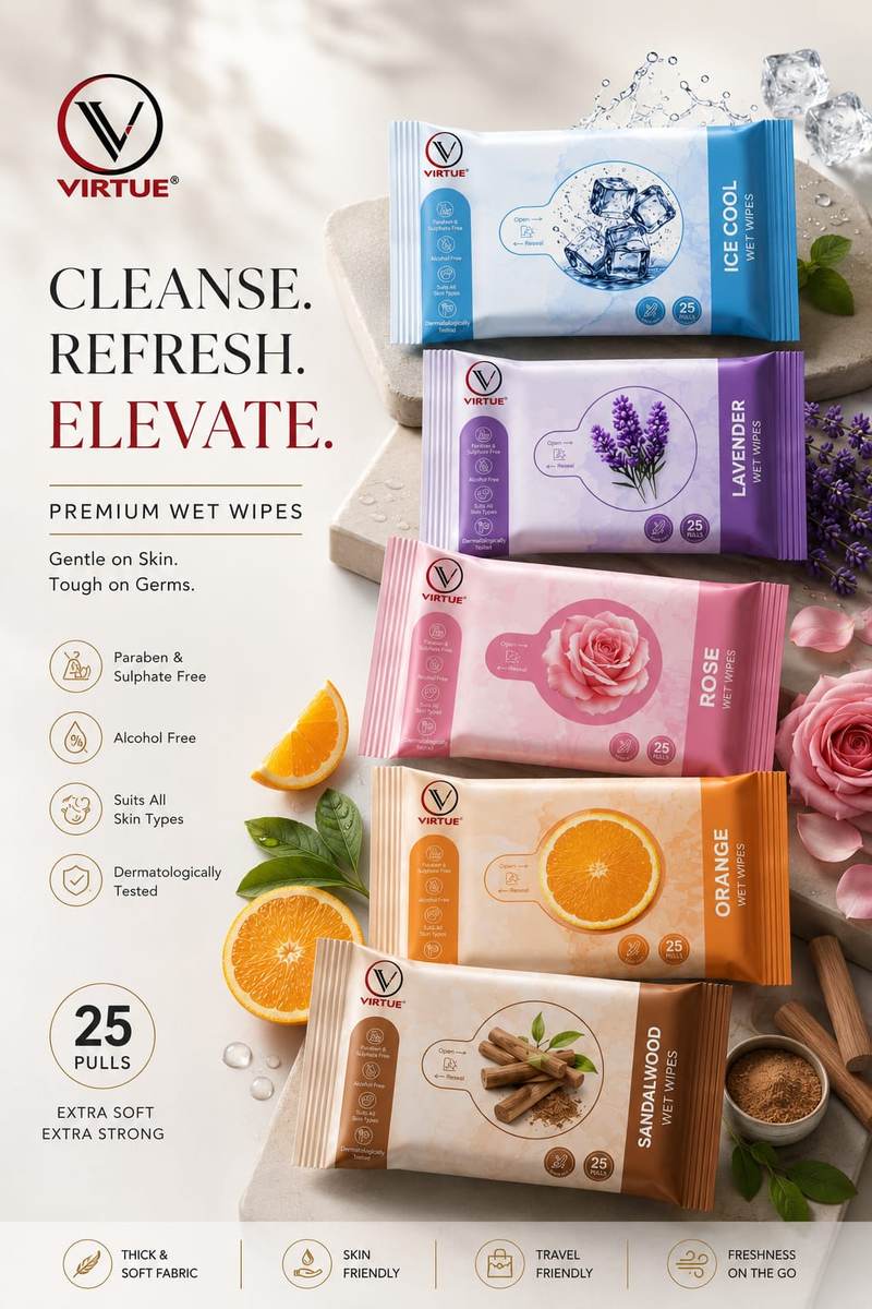 Virtue Premium Wet Wipes — Virtue Africa wholesale sourcing